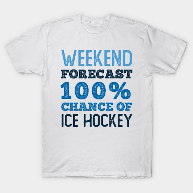 Chance of Ice Hockey 100 Percent T-Shirt by neodhlamini